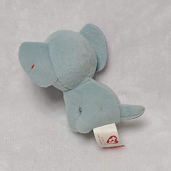 Peanut Elephant Ty Mini Beanie Boo 3" Plush Toy McDonalds #11 Happy Meal 2017 - Picture 4 of 8